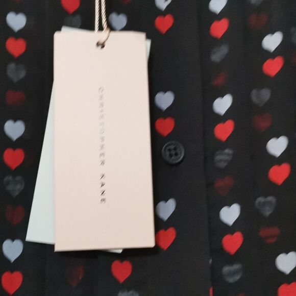 Christopher Kane Silk Heart Dress. - Picture 3 of 6